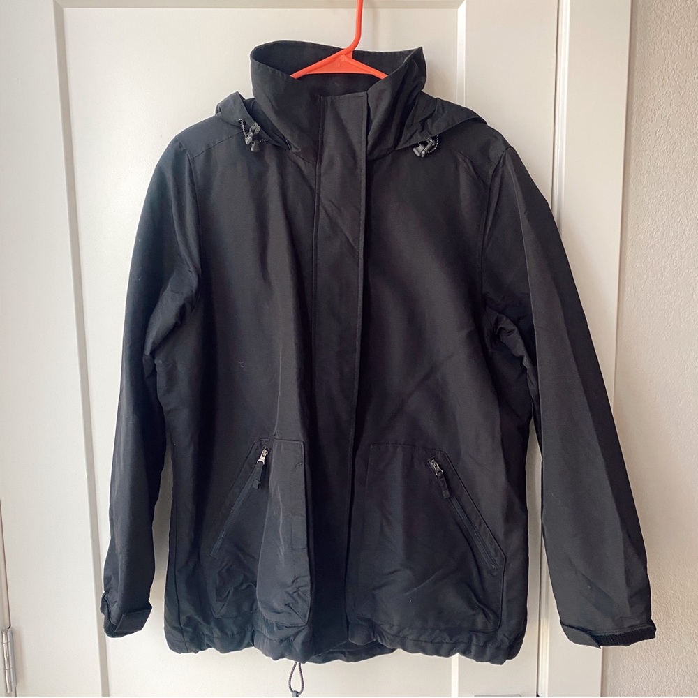 Lands' End Black Utility Jacket